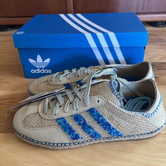 ADIDAS CLOT Gazelle by Edison Chen Linen Khaki - IH3641 Sz 6.5/8 - Picture 11 of 14